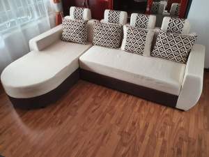 Sofa with lounger (price negotiable) - Sofas couches on Aster Vender