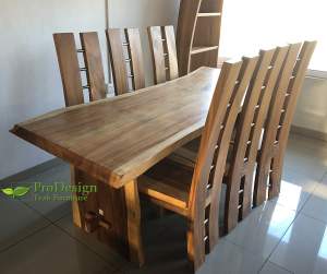 Live Edge Dining Set - Table & chair sets on Aster Vender