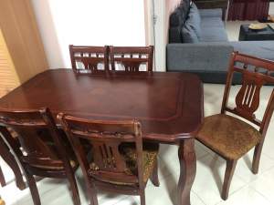 Dining Table set (6 Chairs) - Table & chair sets on Aster Vender