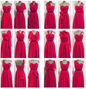 Red Infinity dress - Dresses (Women) on Aster Vender