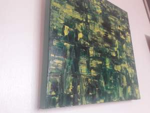 Abstract Acrylic Painting - Lemongrass - Paintings on Aster Vender