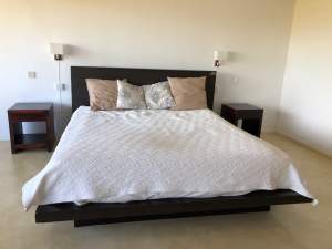 King size bed with 2 side tables - Bedroom Furnitures on Aster Vender