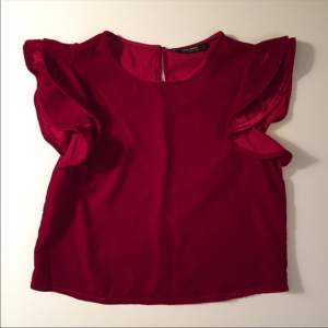 ZARA Red Velvet Top - Tops (Women) on Aster Vender