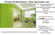 3D Wall Stickers - Brick Type - Interior Decor on Aster Vender