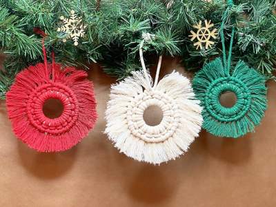 Macrame Christmas Ornaments  - Other Crafts on Aster Vender