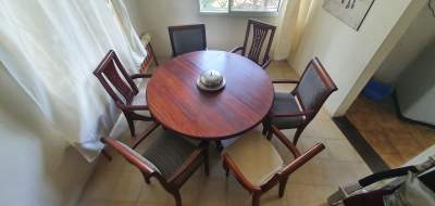 Dining Table + 7 chairs - Tables on Aster Vender