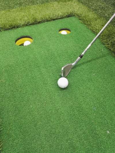 10mm 12mm 13mm gold grass putting green sdms artificial grass mat - Golf equipment on Aster Vender