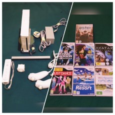 WII console+1 controller+1 motion plus+3 protective case+7 wii games  - PS4, PC, Xbox, PSP Games on Aster Vender