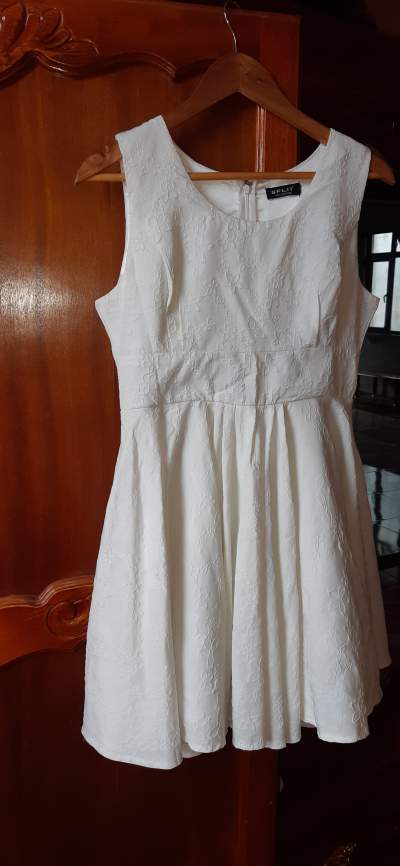 White Dress- branded SPLIT - Dresses (Women) on Aster Vender