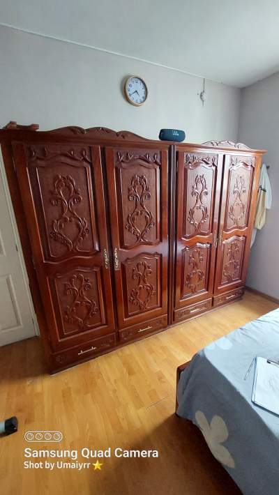 Sculptured wardrobe (sapele wood) for sale - Armoires & Dressers on Aster Vender