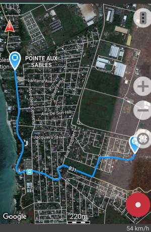 11,5 Perches  Residential land,  Pointe aux sables  - Land on Aster Vender