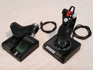 Saitek X52 PRO flight joystick +Flight Simulator X demo disc - All Informatics Products on Aster Vender