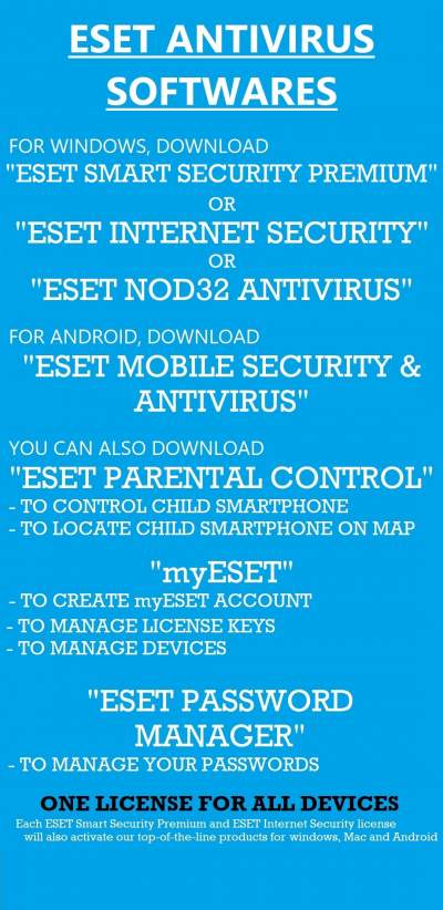 ESET SMART SECURITY PREMIUM LICENSE KEY - Software on Aster Vender