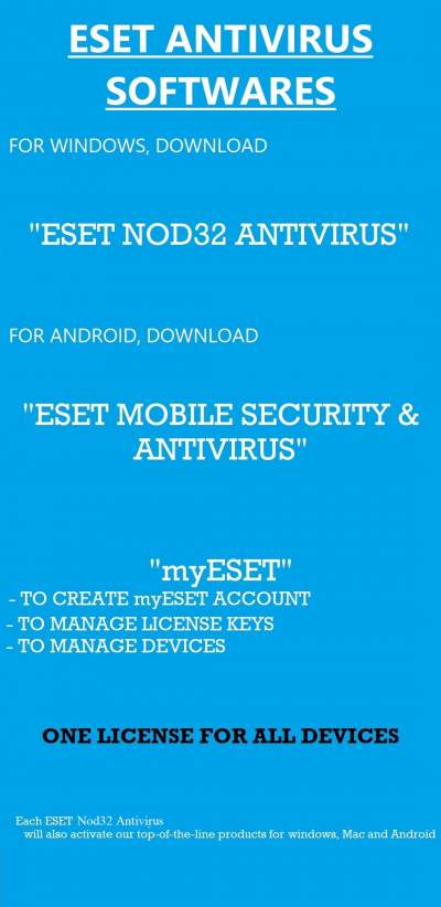 ESET NOD32 ANTIVIRUS LICENSE KEY (3 x 30 DAYS) - Software on Aster Vender