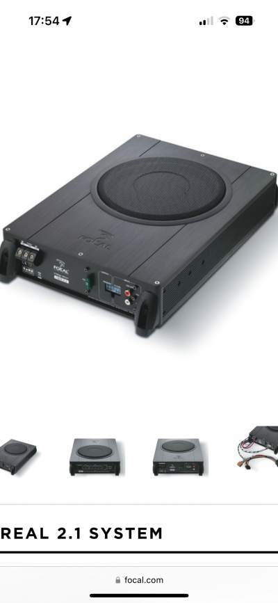 FOCAL Plug & Play Ibus 2.1  - Subwoofer with 2 channel amplifier - Speaker on Aster Vender