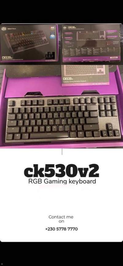 CLAVIER DE JEU MÉCANIQUE - COOLER-MASTER CK530V2 - All Informatics Products on Aster Vender