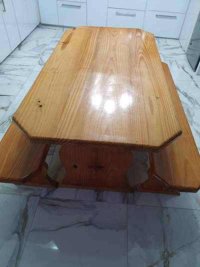 Solid wood table. - Table & chair sets on Aster Vender