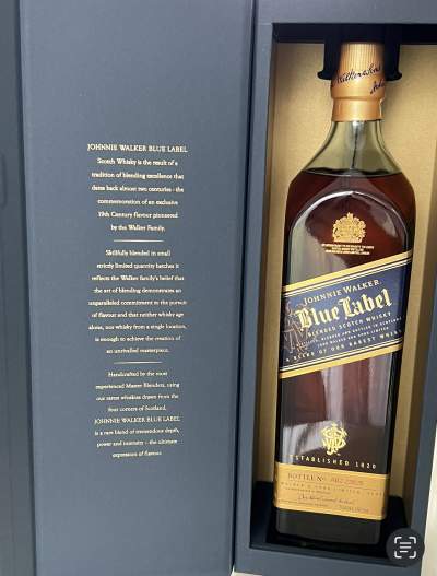 Johnnie Walker Blue Label 1L - Drinks on Aster Vender