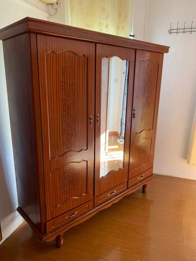 3 tier wooden wardrobe - Bedroom Furnitures