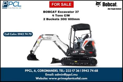 BOBCAT Excavator E37 - Excavator & Loader