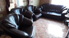 Mauritius Dark Brown Sofa Set  - Sofas couches on Aster Vender