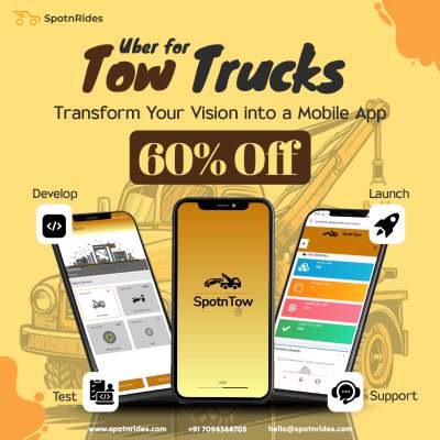 Create a Tow Truck App Development With Uber-Like Features - Web developer