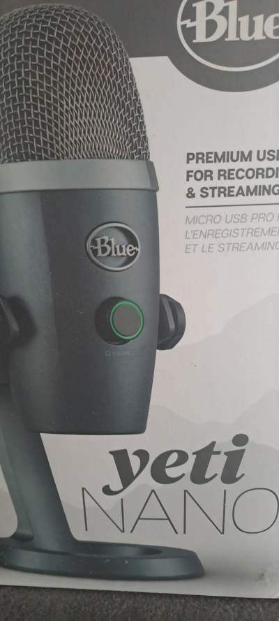 Blue Yeti Nano USB Microphone - Second Hand - All electronics products