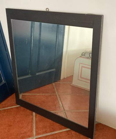 Wooden Frame Mirror - Interior Decor