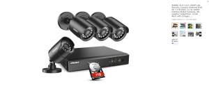 ANNKE 4CH+1CH 1080P Lite Security Camera Systems DVR Kit +1TB HDD - All electronics products on Aster Vender