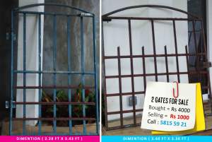 2 Metal gates - Other Decorations on Aster Vender