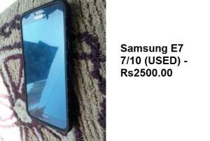 SAMSUNG GALAXY E7 - Android Phones on Aster Vender