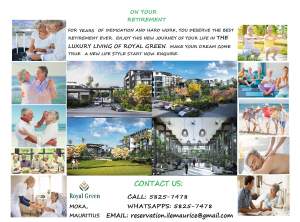 A VENDRE ET A LOUER-ROYAL GREEN RESIDENCE DE LUXE  - Apartments on Aster Vender