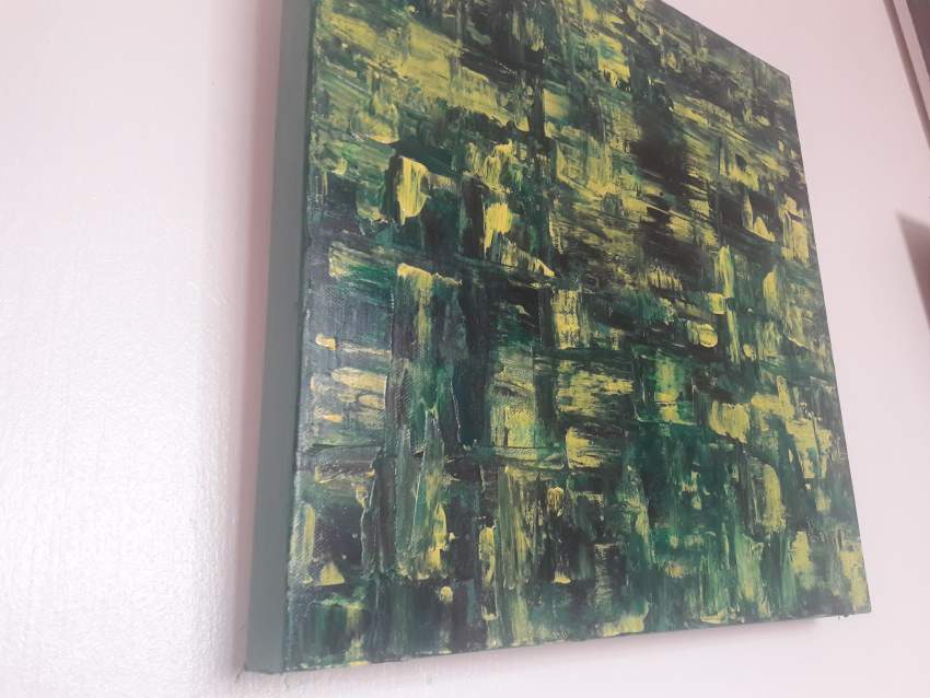 Abstract Acrylic Painting - Lemongrass - 0 - Paintings  on Aster Vender