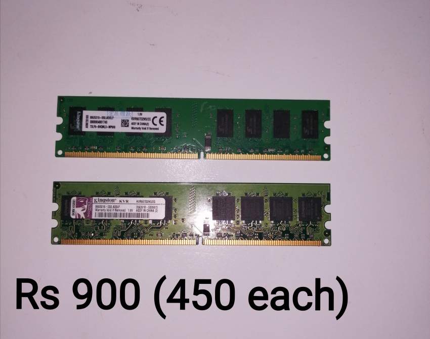 RAM DDR2 667MHz 4GB (2x 2GB) Promo Rs 400 each - 0 - All Informatics Products  on Aster Vender