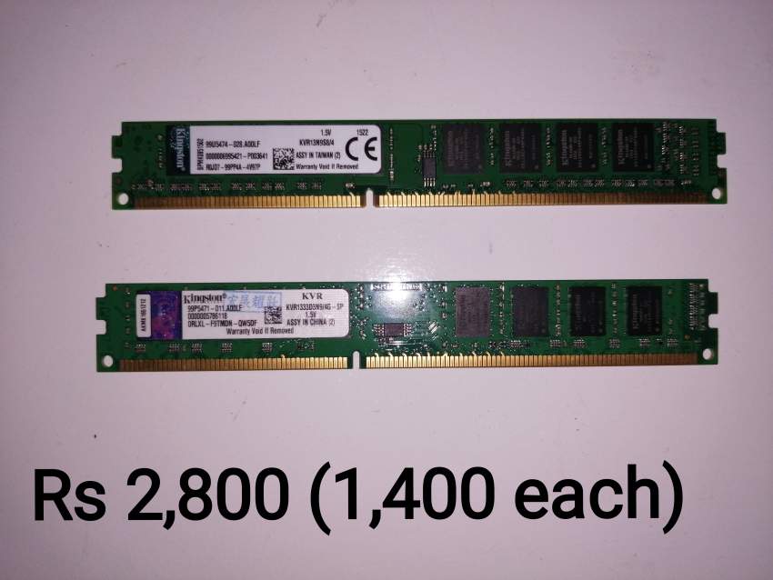 RAM DDR3 8GB Kingston (2x 4GB) Promo -10% - 0 - All Informatics Products  on Aster Vender