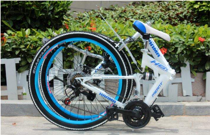 Imported  foldable bicycle with 21 speed transmission and disc brakes - 4 - Sports bicycles  on Aster Vender