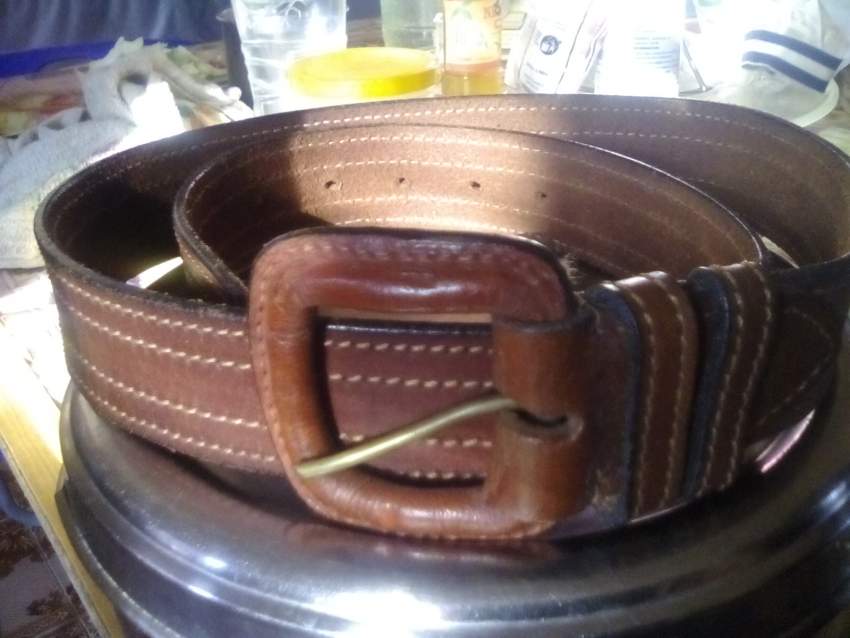 Leather Belt - 0 - Pants (Men)  on Aster Vender