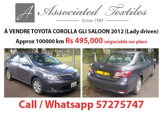 TOYOTA COROLLA GLI SALOON 2012 - 0 - Family Cars  on Aster Vender