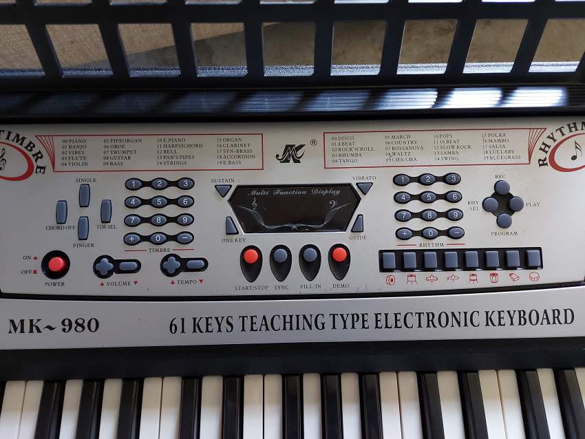 MK~980 (Teaching Type Electronic Keyboard)  - 3 - Electronic piano  on Aster Vender