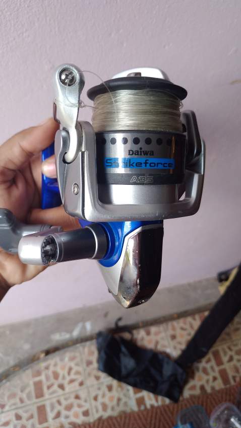 Daiwa fishing rod and reel, accessories for sale