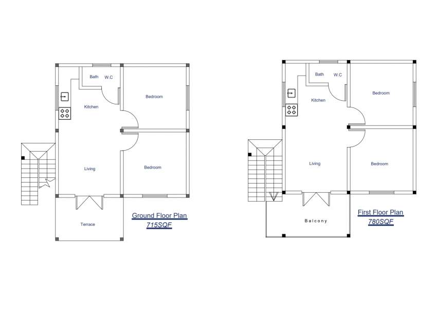 House of 1500 SQF over a plot of land of 14 perches at Grand Gaube - 1 - House  on Aster Vender