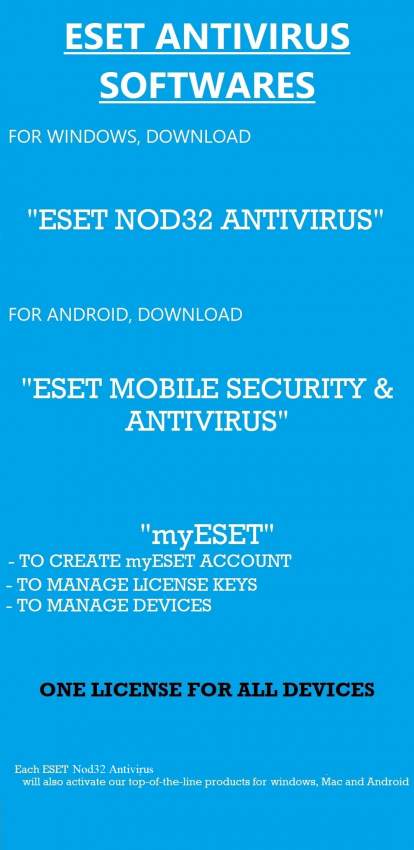 ESET NOD32 ANTIVIRUS LICENSE KEY - 5 - Software  on Aster Vender