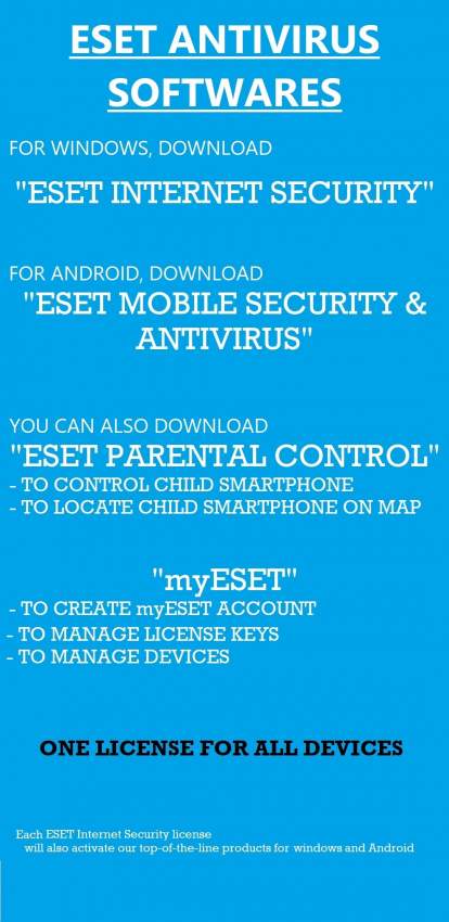 ESET INTERNET SECURITY LICENSE KEY - 6 - Software  on Aster Vender