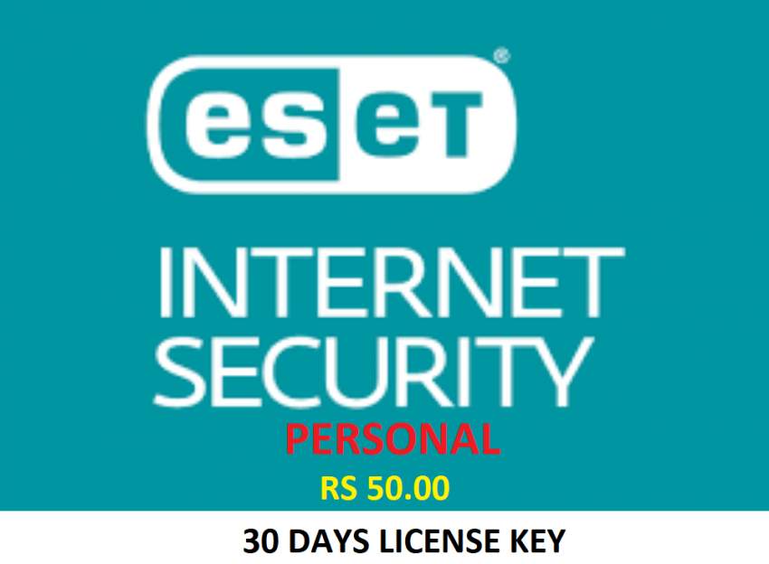 ESET INTERNET SECURITY LICENSE KEY - 5 - Software  on Aster Vender