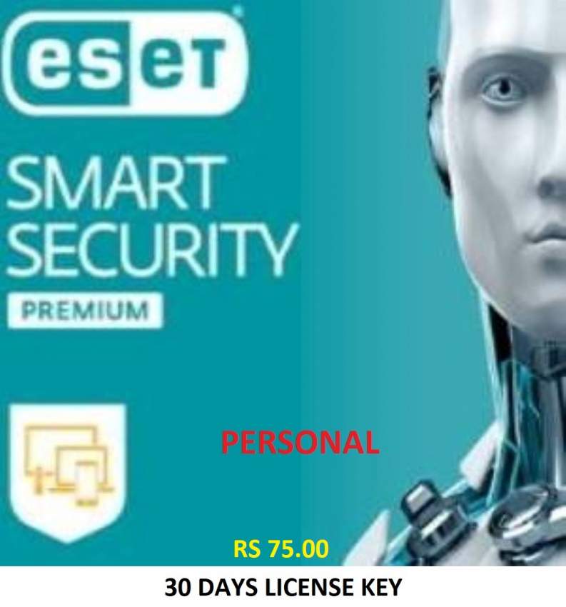 ESET SMART SECURITY PREMIUM LICENSE KEY - 5 - Software  on Aster Vender