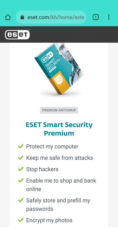 ESET SMART SECURITY PREMIUM LICENSE KEY - 6 - Software  on Aster Vender