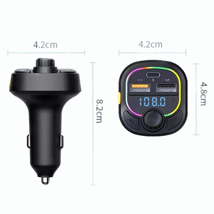 C28 Fast Charging Type-C & FM Transmitter - 8 - Compact cars  on Aster Vender