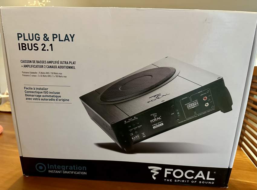 FOCAL Plug & Play Ibus 2.1  - Subwoofer with 2 channel amplifier - 2 - Speaker  on Aster Vender