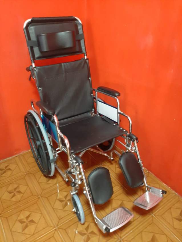 Recliner Folding Wheelchair - 1 - Wheelchair  on Aster Vender