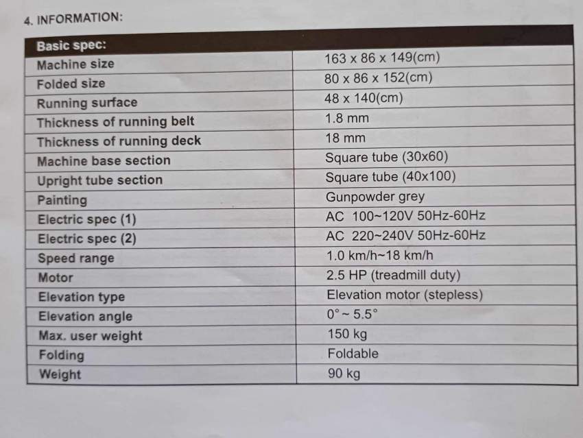 Treadmill Proteus - 3 - Fitness & gym equipment  on Aster Vender